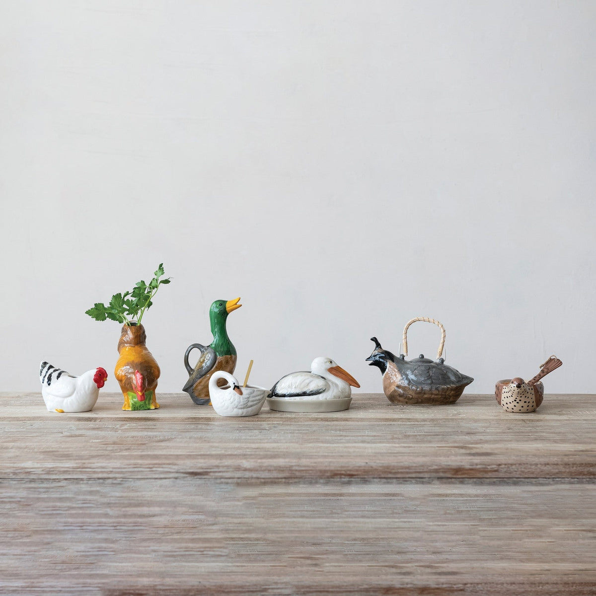 Duck Shaped Decorative Pitcher